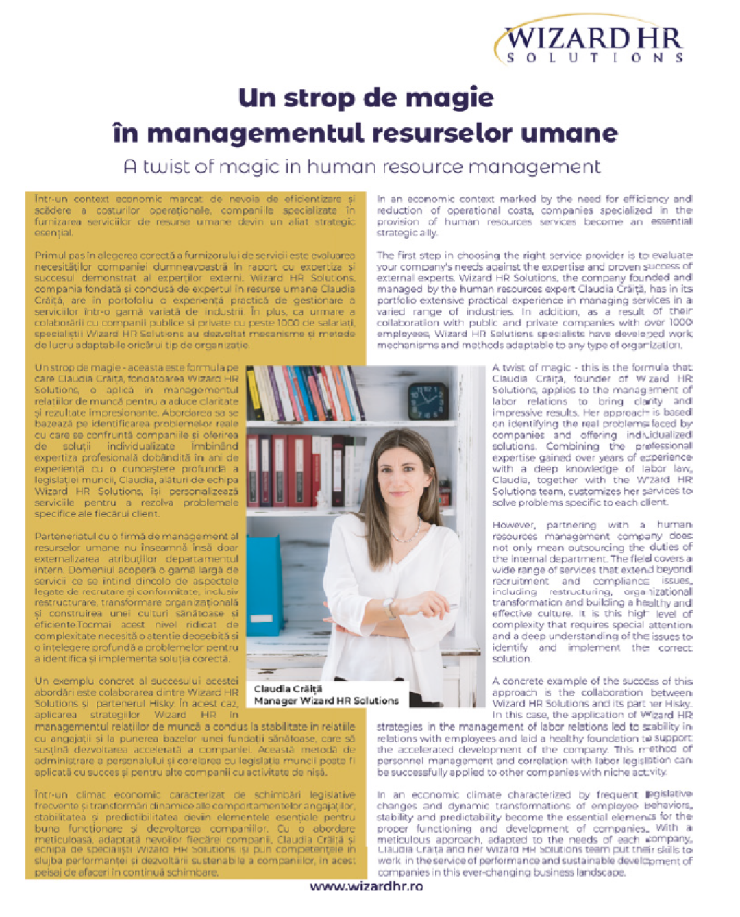 Wizard HR - suport HR